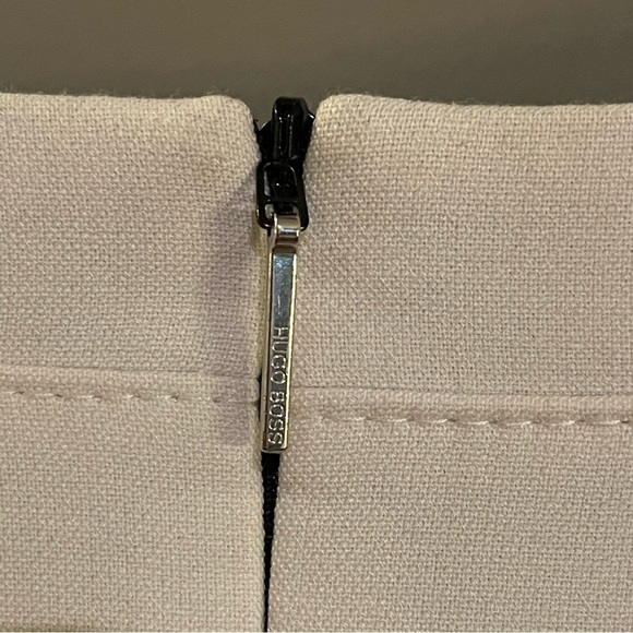 BOSS by Hugo Boss Daina short sleeve sheath dress - black/white - Picture 6 of 12